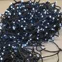 Dazzle Bright 300 LED Christmas String Lights, 100 FT Connectable Waterproof String Lights Green Wire with 8 Modes, Christmas Decorations for Indoor Outdoor Xmas Party Yard Garden (White)