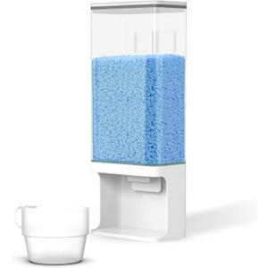 52.5 OZ Laundry Detergent Dispenser/Wall-Mounted Scent Booster Beads Dispenser for Laundry Room Storage, Suitable for Softener Beads/Sea Salt/Rice Dispenser/Sprinkles/Solid Grain Organize