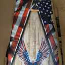 Cornhole Set, Corn Holes Outdoor Game, Regulation Cornhole Boards
4x2ft / 3x2ft Cornhole Set, Classic American Flag Cornhole Set Includes 2 Boards, 8 Cornhole Beans Bags & Carry Case