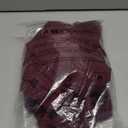 SOLY HUX Women's Zipper Front Wide Leg Jumpsuit Summer Mock Neck Sleeveless Elegant Romper (Medium, Pure Burgundy)