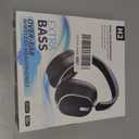 Over Ear Wireless Headphones Bluetooth Headphones,Bluetooth 6.0 Over Ear Wireless Headphones Light Black (beiyon)