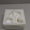 BrownLove Ceramic Face Vase White Flower Vase for Decor Female Form Face Vase Art Vase Modern Decorative Vase Centerpiece for Table Shelf Living Room Office Bedroom Small