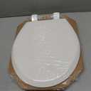 Mayfair NextStep Slow-Close Toilet Seat with Built-In Toddler Potty Training Seat, Removable, White, Round
