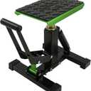POLARBEAR Dirt Bike Stand and Lift Motorcycle Hydraulic Jack Stands1200LBs Capacity Adjustable Height Quick Jack for Maintenance(Green)