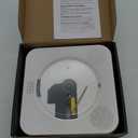 Desktop CD Player Portable with Bluetooth - Jimwey CD Players for Home with HiFi Speakers, FM Radio, Remote Control, LED Screen Display, Support CD/Bluetooth/USB/AUX, White CD Player for Gift