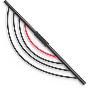 BlancoHabil Archery Strength Trainer, Adjustable 10–32" Draw Length & 1–100 LB Draw Weight Bow Training Aid for Recurve & Compound Bow, Home & Outdoor Range