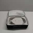 Comecase Hard Carrying Case for Quest 3/ Quest 3S/ for Quest 2 All-in-One VR Gaming Headset and Touch Controllers, Travel Storage Bag with Silicone Face Cover & Lens Protector & Accessories (Black+Grey Spong)