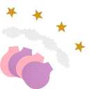 4pcs Cloud Theme Hot Air Balloon Decorations Balloons for Party Birthday Classroom and Wedding Decorations