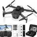 GoolRC Drone with Camera for Adults, 1080P HD FPV Foldable Mini Drones for Teen Beginners, Brushless RC Quadcopter with Altitude Hold, Headless Mode, 360 Flips, Gesture Selfie, One Key Takeoff (2 battery)