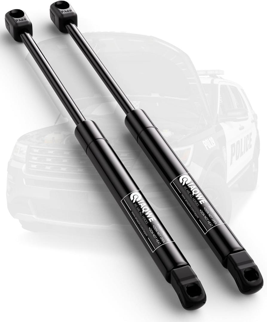 IAQWE Hood Struts for Ford Taurus 2010-2019 & Police 2013-2019, 6560 Front Bonnet Lift Support Gas Spring Shocks Compatible with SE, SEL, Limited, SHO Sedan 4-Door Engine Cover, OEM#SG204069, 2Pcs