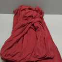 Memoriesea Women's Elegant Sleeveless Deep V Neck Bodycon Party Evening Gown Maxi Dress (Burgundy) extra large