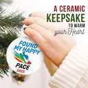 3 x ZAGKOO Christmas Running Gifts for Women, Men - Running Ornament for Christmas Tree, Cross Country Gifts for Runners Women, Track Runner Female - Marathon Gift Ideas - Ceramic Ornament 2025 Decoration