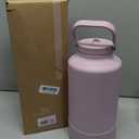 Simple Modern Trek Pivot | Gallon Water Bottle Jug with Handle & Boot | Interchangeable Straw & Chug Lids | Large Insulated Stainless Steel | Sports Camping Outdoors | 128oz, Lavender Mist