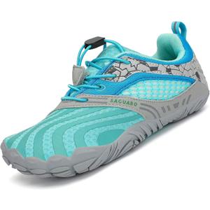 SAGUARO Kids' Barefoot Shoes Boys Girls Quick Dry Aqua Athletic Sneakers Lightweight Sport Footwear Toddler Water Shoes