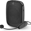 Wireless Voice Amplifier with Headset Microphone,Personal Wireless Bluetooth Amplifier with Mic,Teachers Microphone Wireless,Mini Megaphone Speaker,Portable PA System for Classroom C002