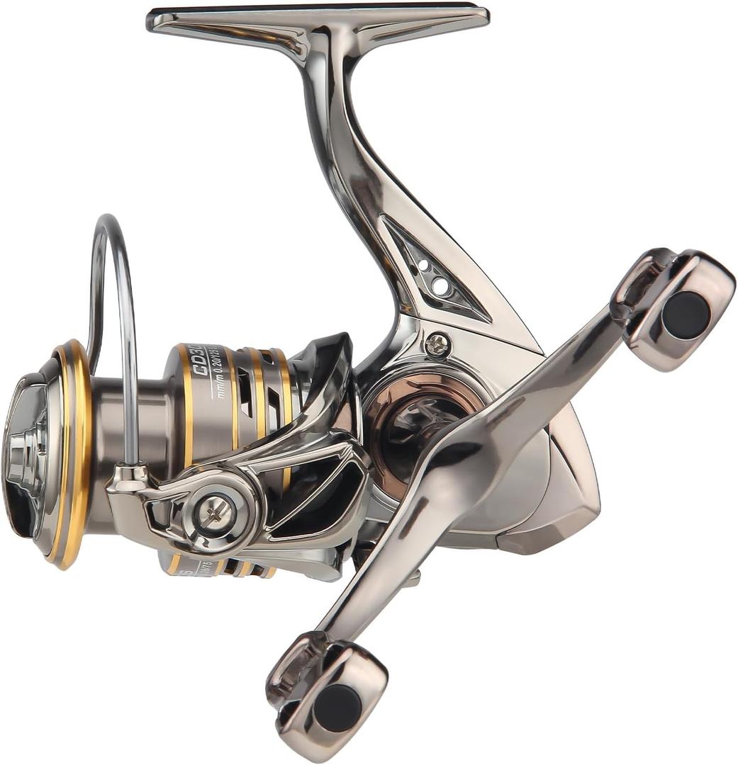 HAUT TON 8000/10000/12000 Big Game Surf Spinning Fishing Reel,20KG Drag Power. Backlash-Free Bearings,Metal Reel Seat,Zinc Alloy Gear for Saltwater Inshore and Offshore Fishing