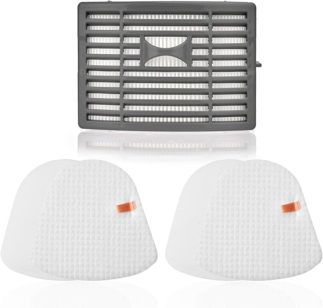 Anewise Filter Replacement for Shark Navigator NV586 NV581 NV581Q NV585 NV580 Powered Lift Away DLX Upright Vacuum, 1 HEPA Post Filter +2 Foam & Felt Filters, Compare to Part # XFFT580 & XHEP580