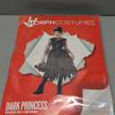 Morph Kids Gothic Witch Costume For Girls - Black Witch Dress For Kids - Spooky Halloween Outfit For Girls (7-9 years)