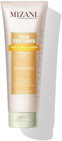 Mizani True Textures Perfect Coil Oil Gel - Curly Hair Gel Styler, Moisturizes and Fights Frizz With Coconut Oil, Paraben & Silicone-Free, For Curly & Dry Hair