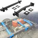 ELITEWILL Rear Fuel Tank Support Crossmember and Rear Upper Shock Mount Crossmember Fit for 1999-2006 Chevy Silverado /GMC Sierra 1500, 2500