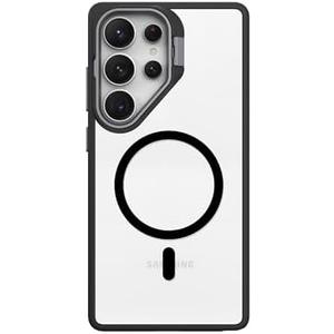Prodigee KickIt for Samsung S25 Seires, Built in Kickstad, Compatible with MagSafe, Slim & Tough, Military Grade Protection (KickIt: Black, Samsung S25 Ultra (6.9))