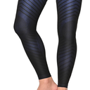 MGANG Full Leg Compression Sleeves for Men & Women, Thigh High 20-30mmHg Graduated Compression Stockings for Thigh Calf Knee Support, Pain, Swelling, Varicose Veins, Running, Sports, 1 Pair, Blue L (Large)