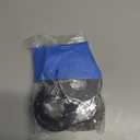 Wealrit 4 Pcs Round Post Bases Stainless Steel Flange Anchor Bases Heavy Duty Post Brackets for Fence Deck Railing Support(1.5", Black)