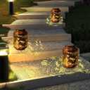 Sea Turtle Solar Lantern Outdoor Lights Waterproof Garden Yard Patio Cemetery Decor, Cute Turtle Gifts for Women Mom Grandma on Birthday Christmas Mothers Day