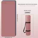 Yoga Mat with Strap,Non-Skid Workout Mat,8mm Thick Yoga Mat,POE Yoga Mats for Women Men Kids,Exercise Mat with Easy-Cinch,72"x24"x0.32 (183x61x0.8cm)
