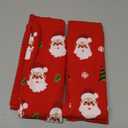 Aaronano 2 Pairs Girls Patterned Red Tights Christmas Holiday Stockings Kids Snowflake Printed Tights for Girls 4-10t