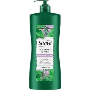 Suave Professionals Invigorating Shampoo for Dry and Damaged Hair Rosemary and Mint Paraben free and Dye free Hair 40 oz 4 Packs