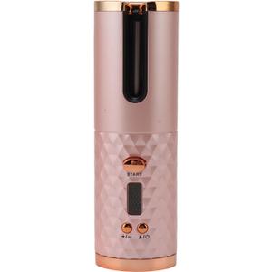 Cordless Automatic Curling Iron, USB Rechargeable Curling Wand with LCD Display for Styling, Portable Travel Styler