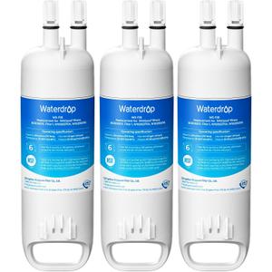 Waterdrop EDR1RXD1 Replacement for Everydrop Filter 1, W10295370A, EDR1RXD1B, P8RFWB2L, P4RFWB, Kenmore 46-9081, 46-9930, WD-F38 Refrigerator Water Filter, 3 Pack