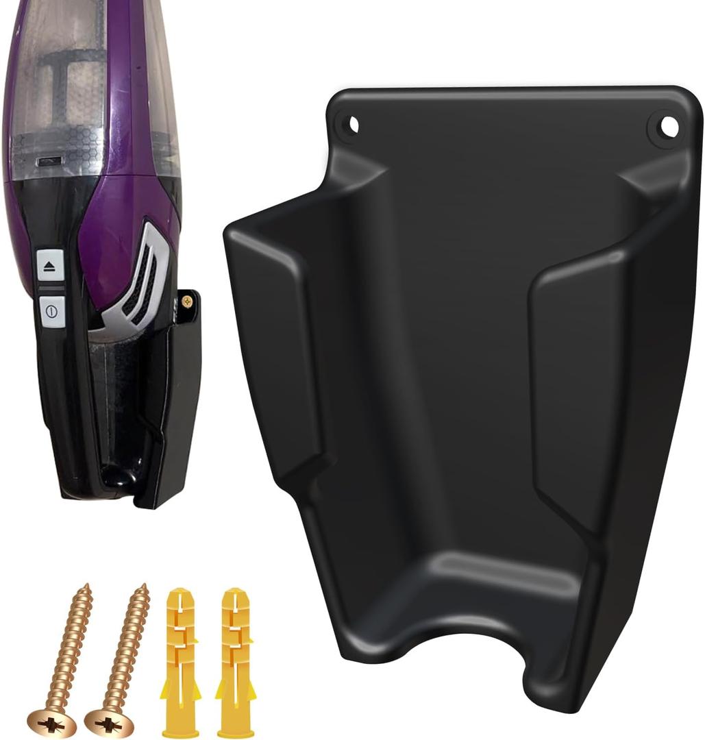 1 Pc Wall Mount Vacuum Holder W/Screws, Fits Bissell Pet Hair Eraser Handheld Vacuum Models 2390, 2390A, 2284, 2284W, 23903 & Auto-Mate Charging Dock, Easily to the Wall, Save Space & Reduce Clutter