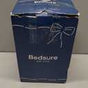 Bedsure Gentlesoft Sherpa Fleece Throw Blanket for Couch - Fluffy & Cozy Cable Jacquard Tufted Throw for Women Gift, Thick and Warm Christmas Blanket for Winter, Orange, 50x60 Inches