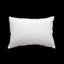 2 White Pillow 16x15 1/2x 7 1/2 inches, 16x 14 in And 2 Black Pillows, 16 x 15x 7 inches, 17 x 16in Different Shapes