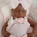 Reborn Baby Dolls That Lifelike -18.5 inch Full Body Silicone Sleeping Baby Girl Handmade Face Realistic Body Details for Children Gift