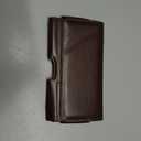 Magnetic Closure Holster for iPhone 17 Pro Max, 16 Pro Max, 16 Plus, 15 Pro Max, 15 Plus, 14 Pro Max, 14 Plus, 13 Pro Max - Leather Belt Case, Premium Pouch (Fits Armor Case) (Coffee Brown, X-Large)