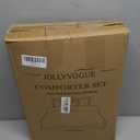 JOLLYVOGUE Teal Twin Size Comforter Set, 2 Pieces Seersucker Lightweight Fluffy Bedding Set, Twin Ruffle Comforter, All Season Soft Microfiber Shabby Chic Bed Set