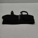 Plus Size Bikini Swimsuit Top - Women Bandeau Swim Top Lace Up Bathing Suit Bra for Large Bust Swimwear, 22W