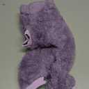 Idepet Fuzzy Velvet Dog Pajamas, Plush Dog Sweater Onesie Soft Pet Clothes Winter Outfit Doggy Pjs Puppy Jumpsuit, Cat Coat (Medium, Purple)