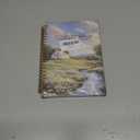 huester Christian Notebook Journal, Bible Verse Joshua 24:15 Scripture Journal, Rustic Wildflowers Aesthetic Notebooks for Note Taking, Bible Journaling Hardcover Paper Spiral Notebook, 5.5x8.3 Inch