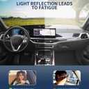 BIBLOZ Dash Cover for BMW X5 2024 2025 & BMW X7 2023-2025 Accessories Black Flannel Dashboard Cover Mat Car Dashboard UV Sun Protection(No HUD)