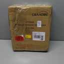 C&AHOME Cube Storage Organizer, 6-Cube Shelves Units, Closet Cabinet, DIY Plastic Modular Book Shelf, Ideal for Bedroom, Living Room, Office, 36.6" L x 12.4" W x 36.6" H Grey UPCS06G