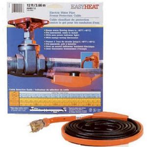 EasyHeat 15' Pipe Heating Cable, Prevent Pipe Freeze, Easy to Use, 7 Watt per foot, 105 Watts