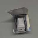 Leviton SureSlide Dimmer Switch for Dimmable LED, Halogen and Incandescent Bulbs, 6672-1LW, White