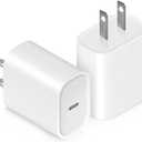 USB C Charger Block 20W, Ocupwei PD 3.0 Fast Charging Wall Charger USBC Power Adapter Type C Brick Cube for iPhone 17/Pro/Pro Max/17 Air/ 16/16 Pro/16 Pro Max/15/Plus/Pro/Pro Max [2 Pack] (White)