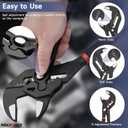 MAXPOWER 3 Pieces Pliers Wrench 7 inch 10 inch 12 inch