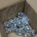 Mirror Disco Ball 8 Inch Hanging Disco Ball for Party Wedding Holiday Home Decoration, Silver