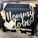 Mommy to Be Chair Sign,Wooden Baby Shower Chair Decor for New Mommy Gender Reveal,Baby Shower Party Decor, 220mm x 350mm